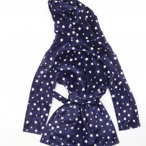 New Look Girls Blue Geometric  Top Robe Size S