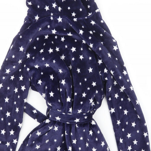 New Look Girls Blue Geometric  Top Robe Size S