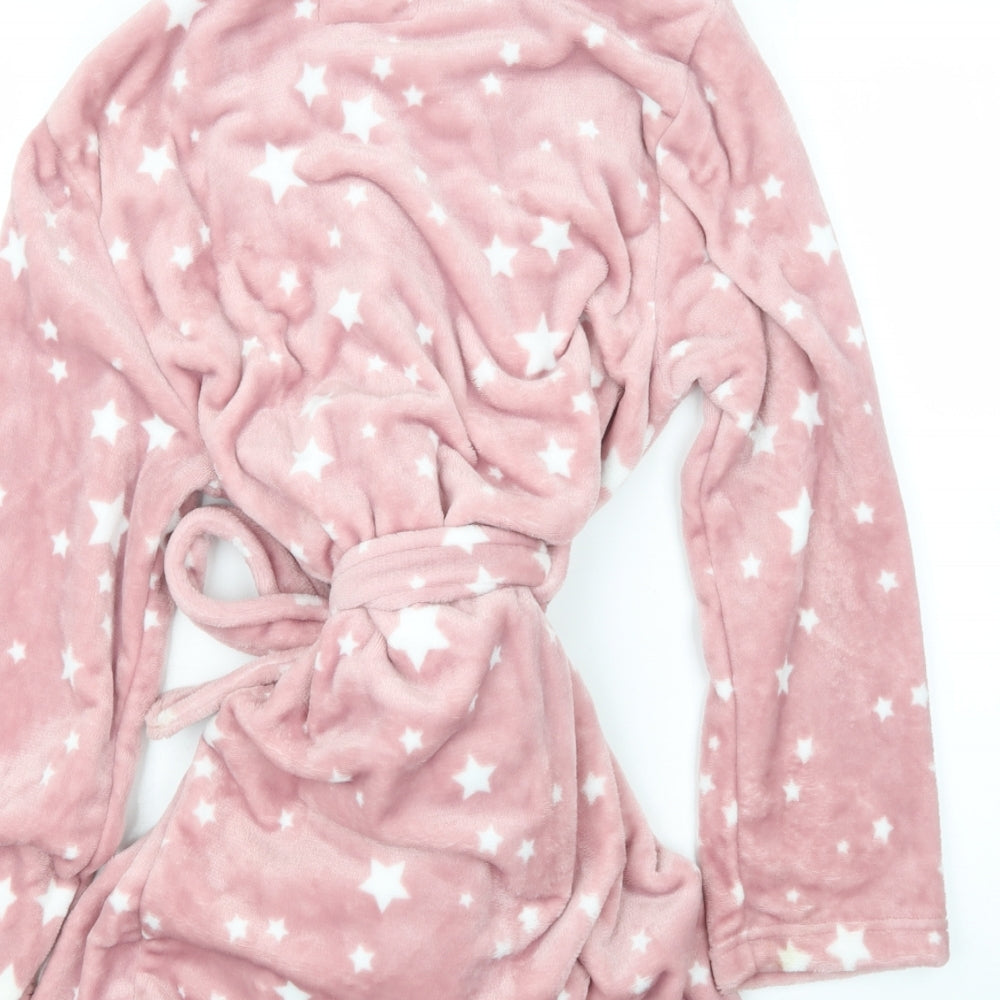 F&F Womens Pink Geometric  Top Robe Size 14
