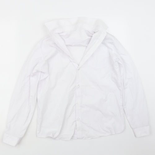 George Boys White   Basic Button-Up Size 13-14 Years