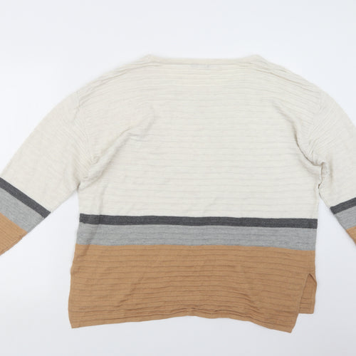 Roman Womens Beige   Pullover Jumper Size 18