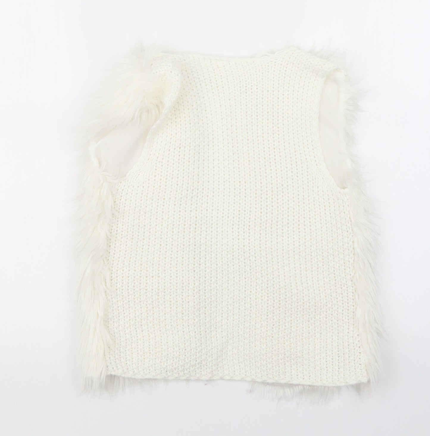 Young Dimension Girls White   Jacket  Size 6-7 Years
