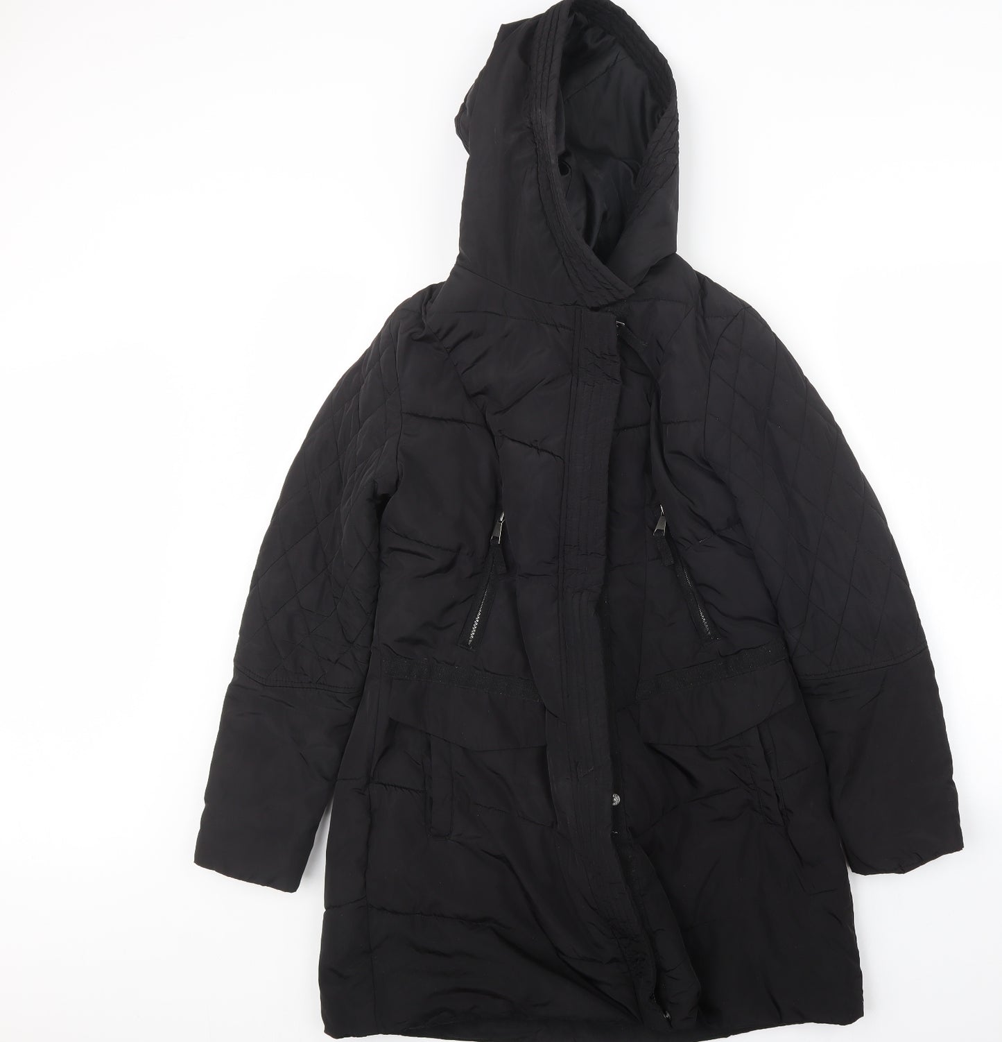 NEXT Womens Black   Jacket Coat Size 14