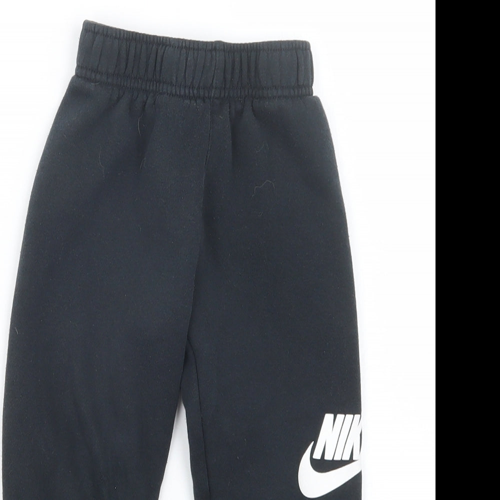 Nike Boys Black   Jogger Trousers Size 3-4 Years