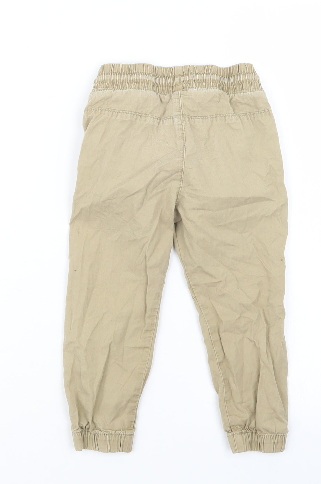 H&M Boys Beige   Cargo Trousers Size 3 Years