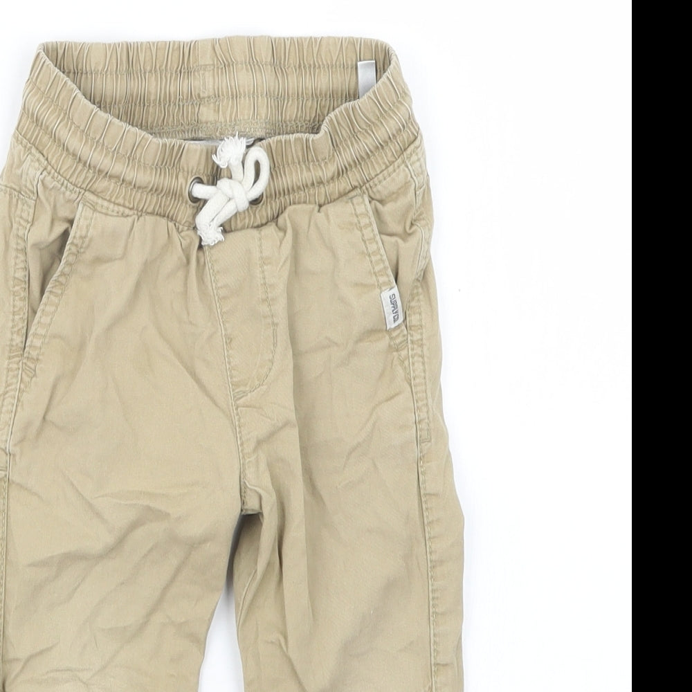 H&M Boys Beige   Cargo Trousers Size 3 Years