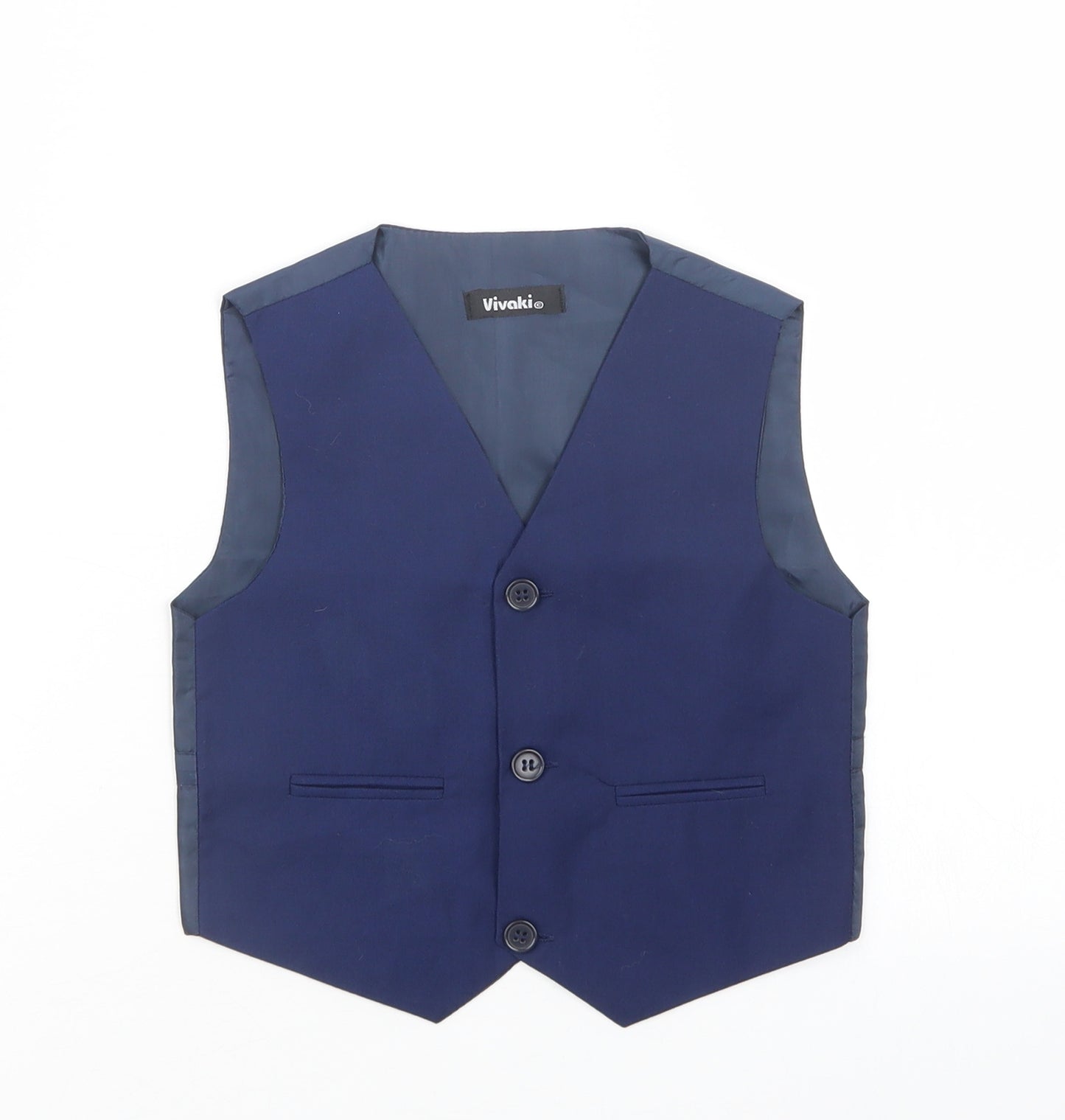 VivaKi Boys Blue   Jacket  Size 18-24 Months  - Waistcoat