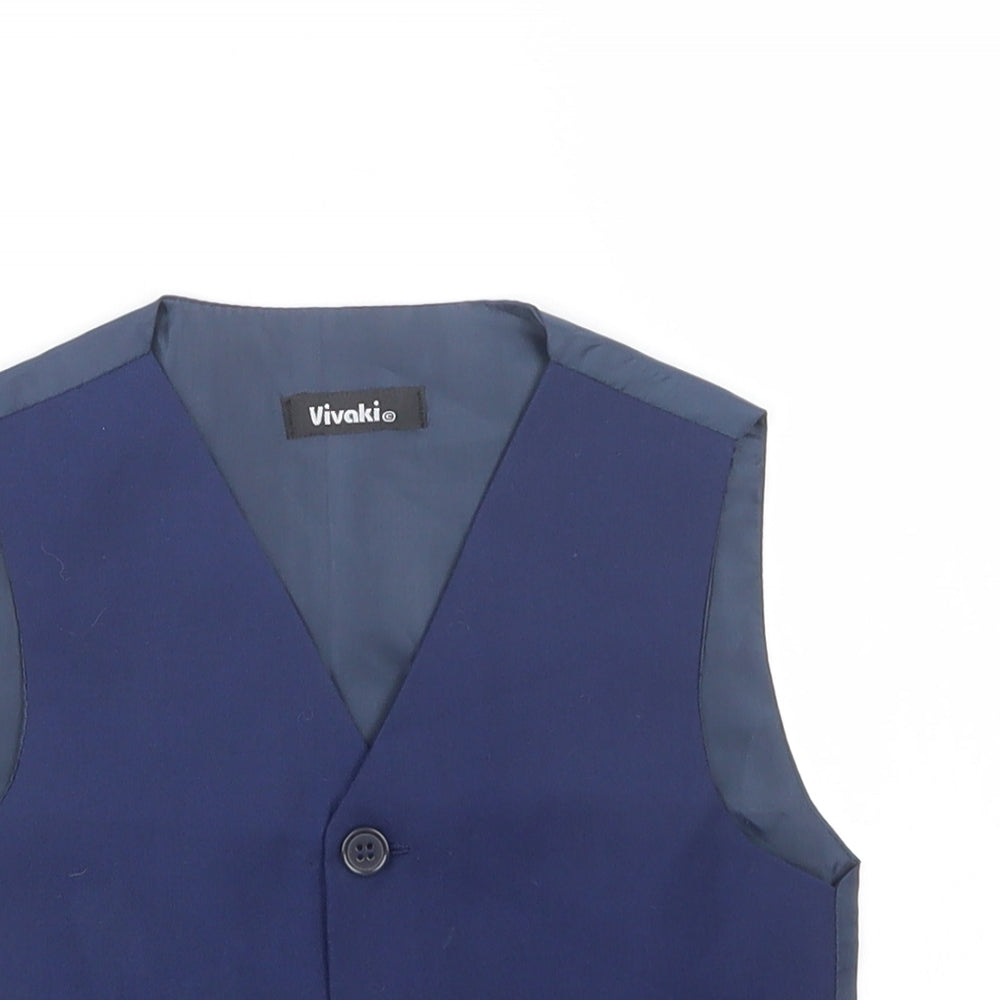 VivaKi Boys Blue   Jacket  Size 18-24 Months  - Waistcoat