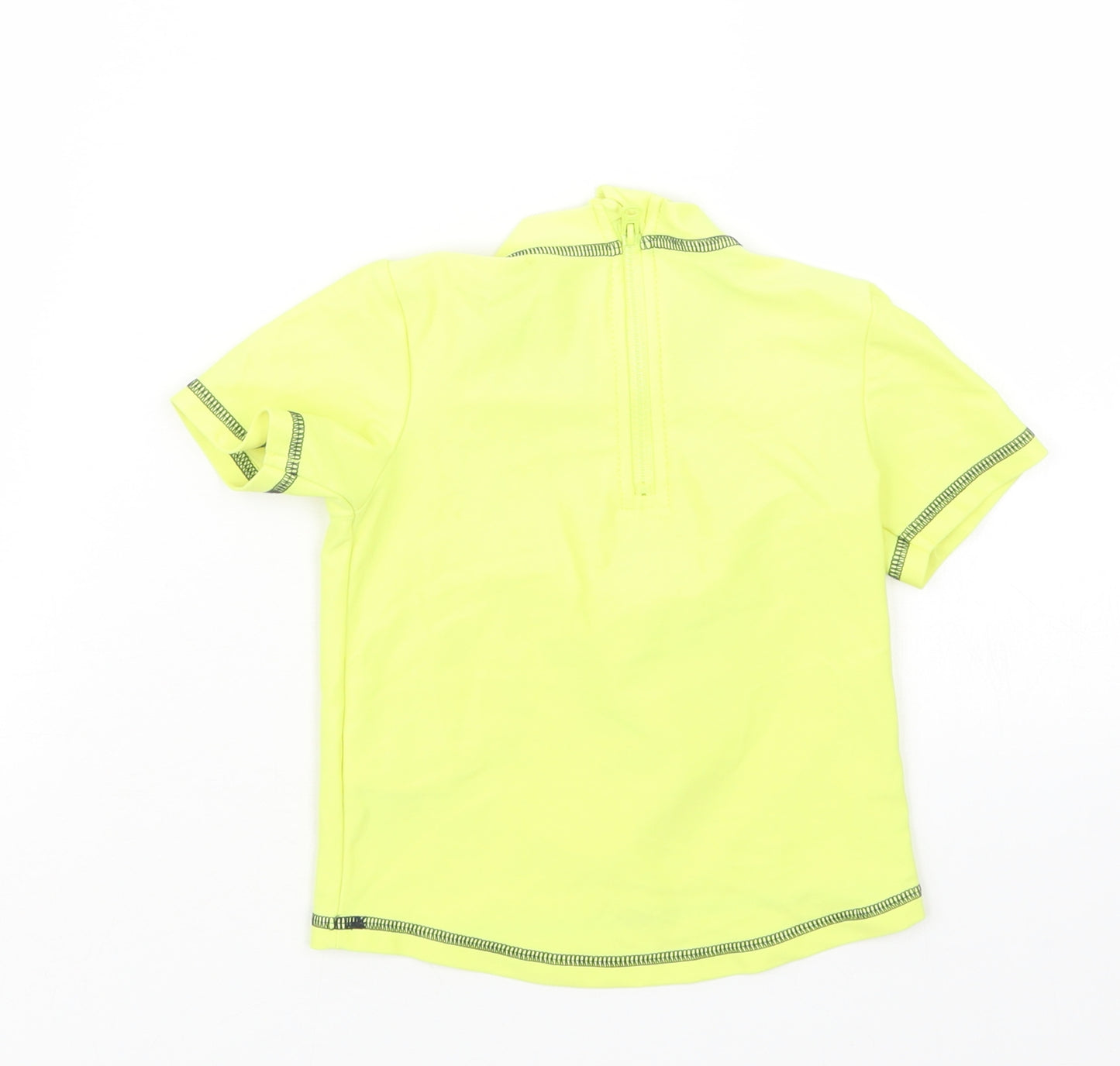 Primark Boys Yellow   Basic T-Shirt Size 18-24 Months  - Swimming