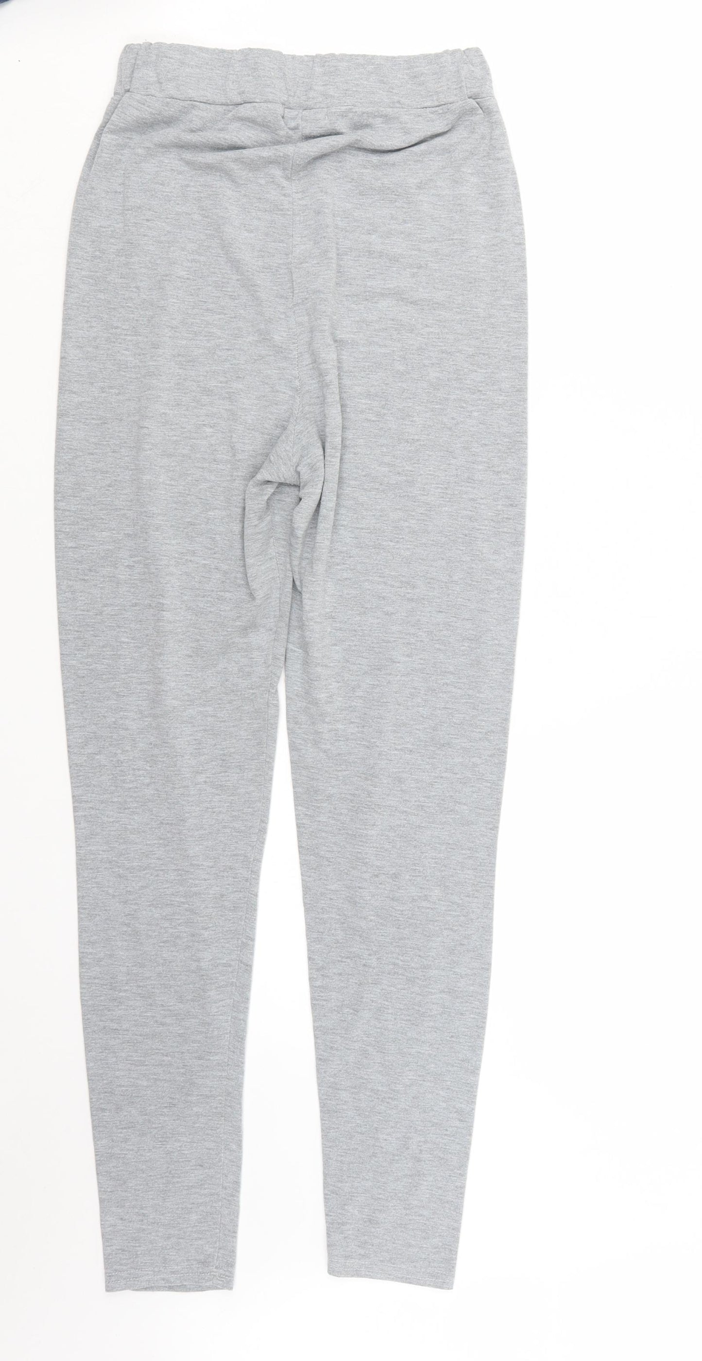 Boohoo Womens Grey   Trousers  Size 10 L27 in