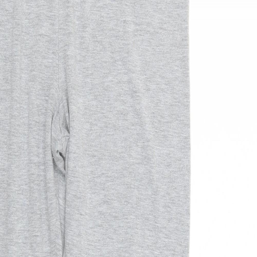 Boohoo Womens Grey   Trousers  Size 10 L27 in