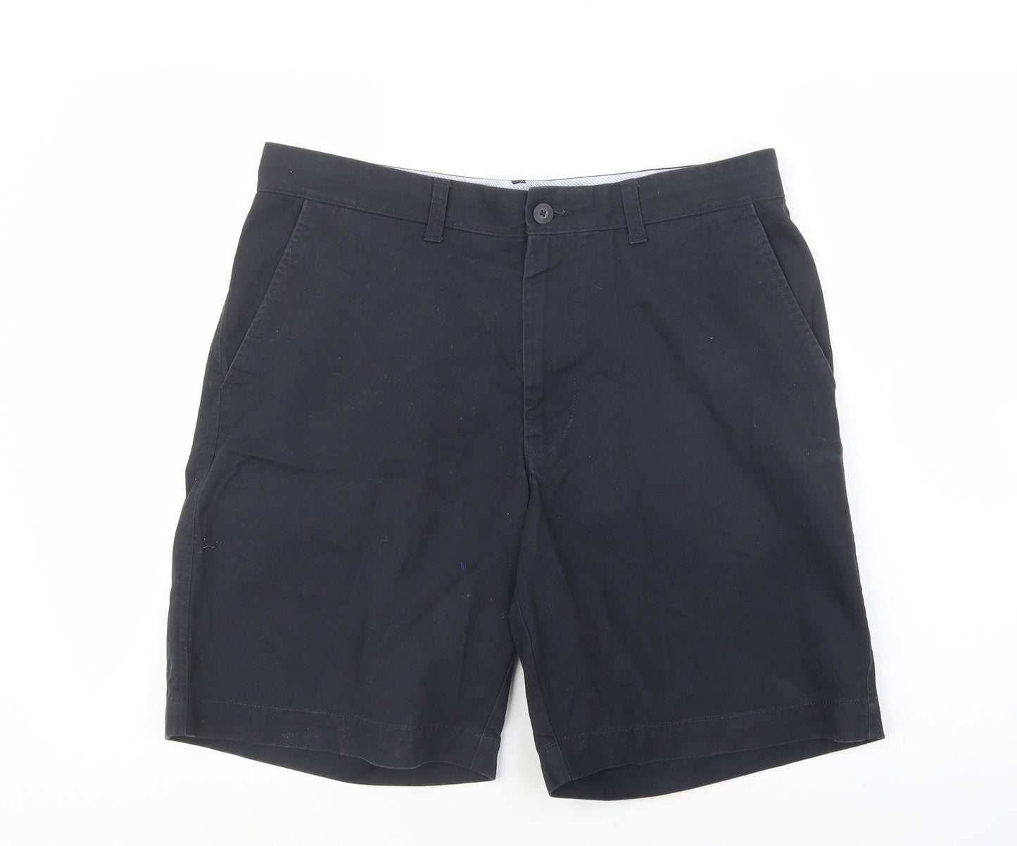 Marks and Spencer Mens Blue   Chino Shorts Size 34 in