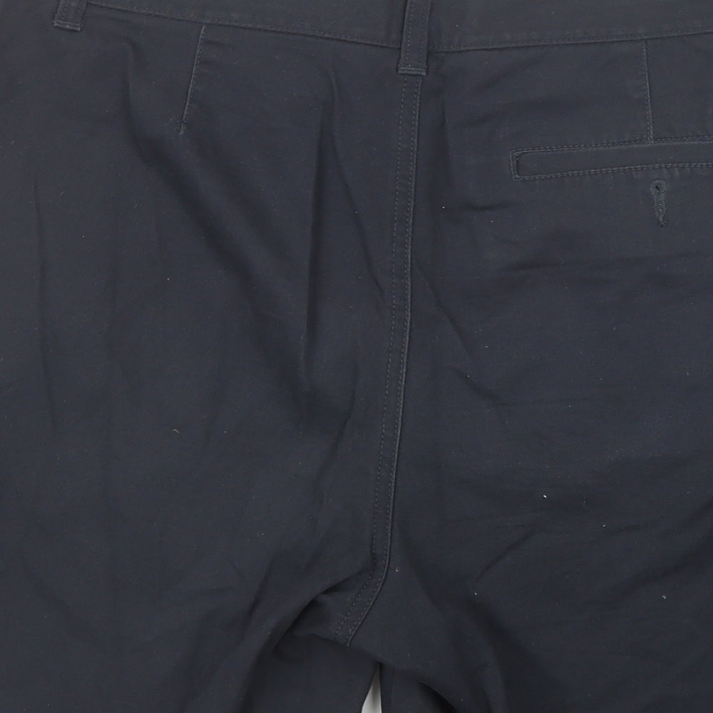 Marks and Spencer Mens Blue   Chino Shorts Size 34 in