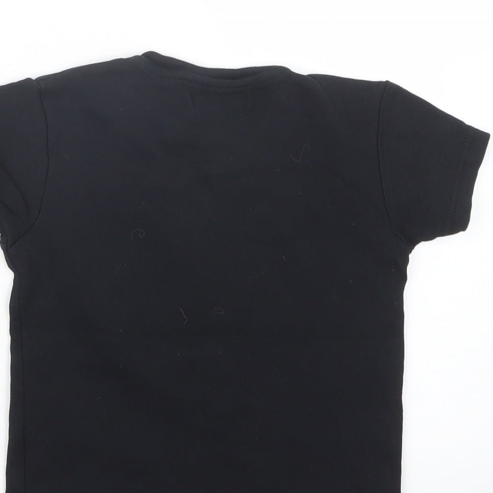 Emporio Armani Boys Black   Basic T-Shirt Size 4 Years