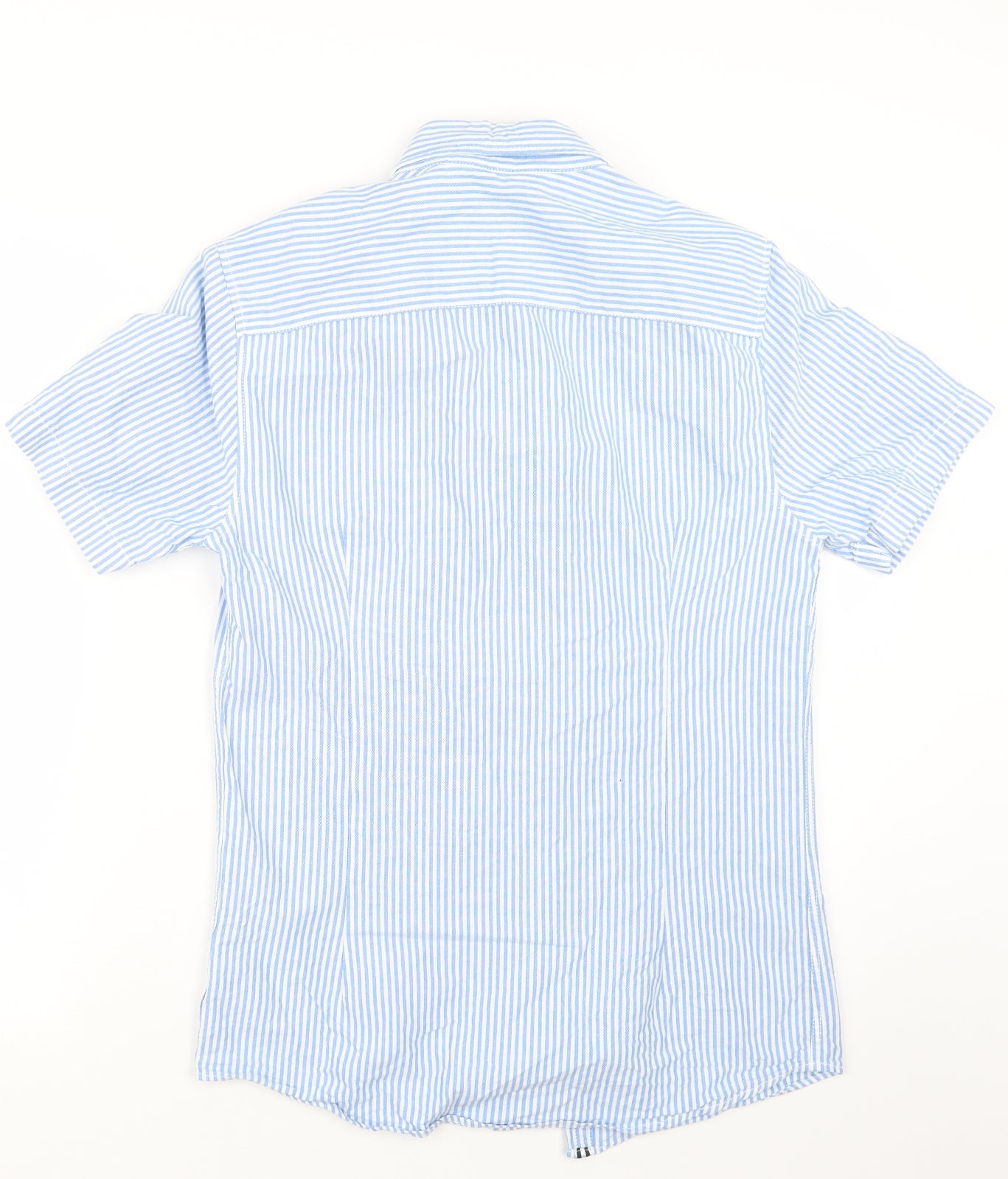 River Island Mens Blue Striped   Button-Up Size S
