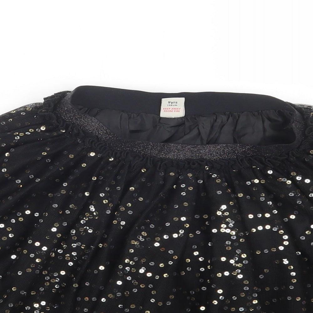 TU Girls Black   Tutu Skirt Size 9 Years
