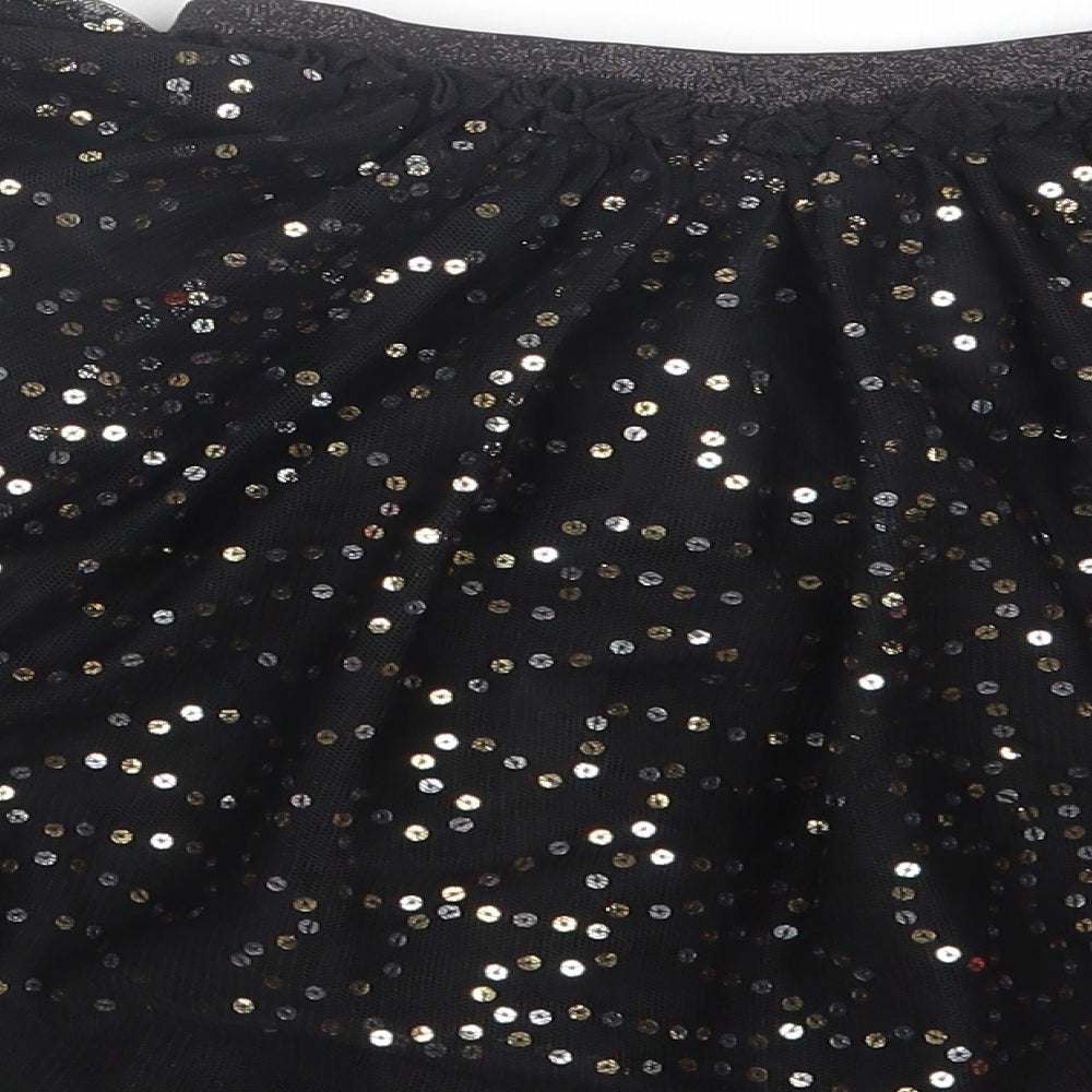 TU Girls Black   Tutu Skirt Size 9 Years