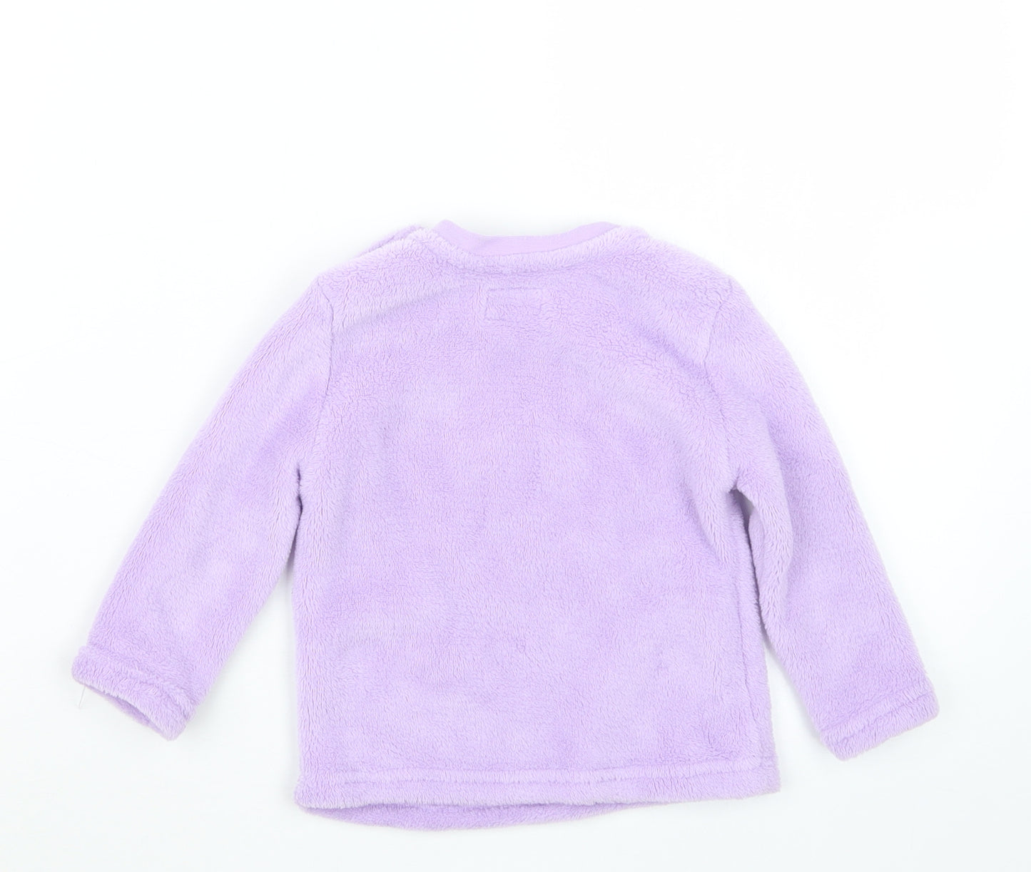Primark Girls Purple Geometric  Babydoll Pyjama Top Size 12-18 Months
