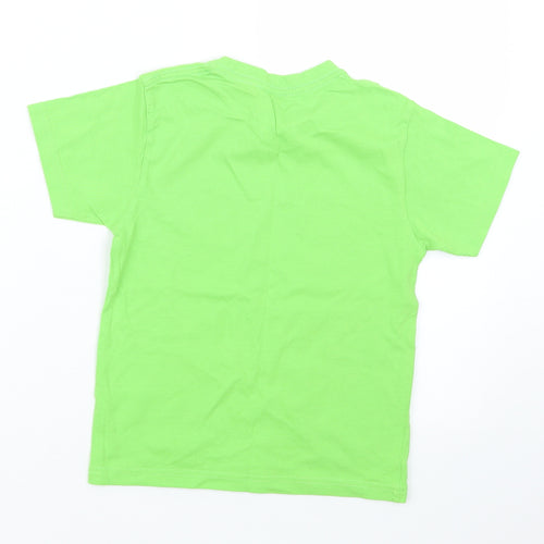 Blue garda Boys Green   Basic T-Shirt Size 5-6 Years