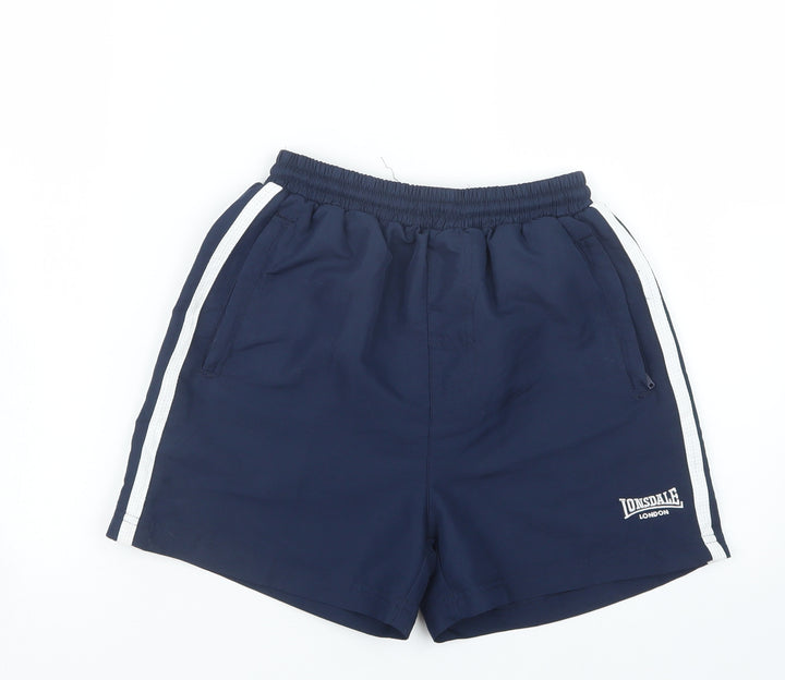 Lonsdale Boys Blue Sweat Shorts Size 9-10 Years
