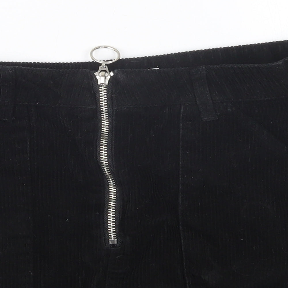 Topshop Womens Black   Straight & Pencil Skirt Size 8