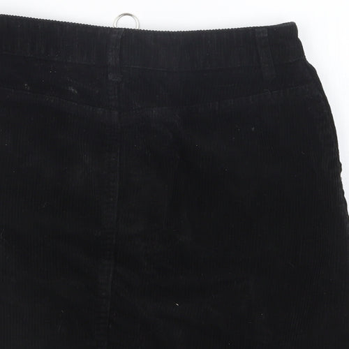 Topshop Womens Black   Straight & Pencil Skirt Size 8