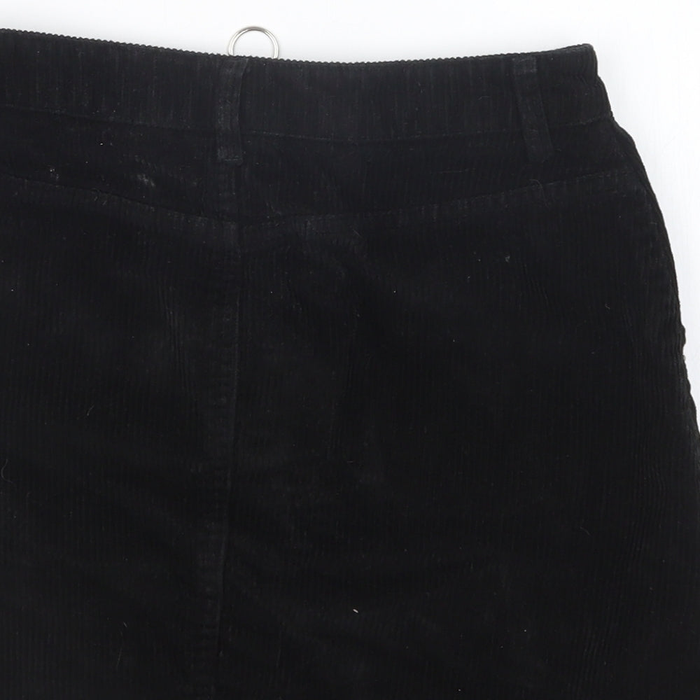 Topshop Womens Black   Straight & Pencil Skirt Size 8