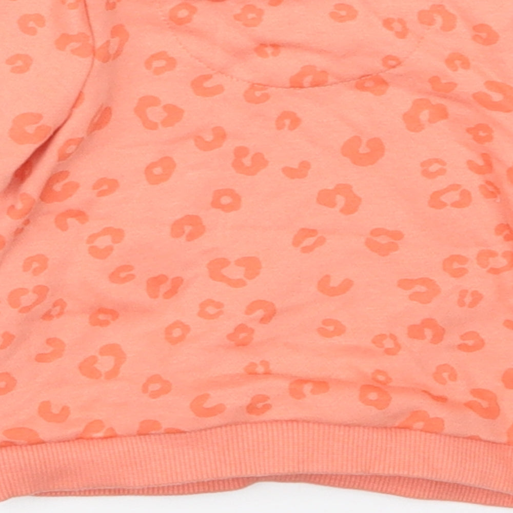 Disney Baby Girls Orange Geometric  Pullover Jumper Size 0-3 Months  - Minnie Mouse