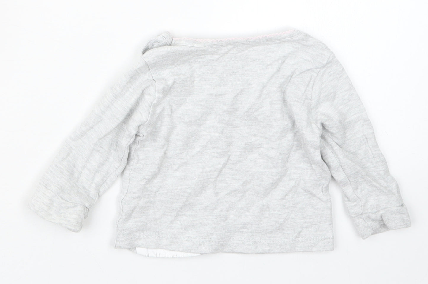 Primark Girls Grey   Basic T-Shirt Size 6-9 Months