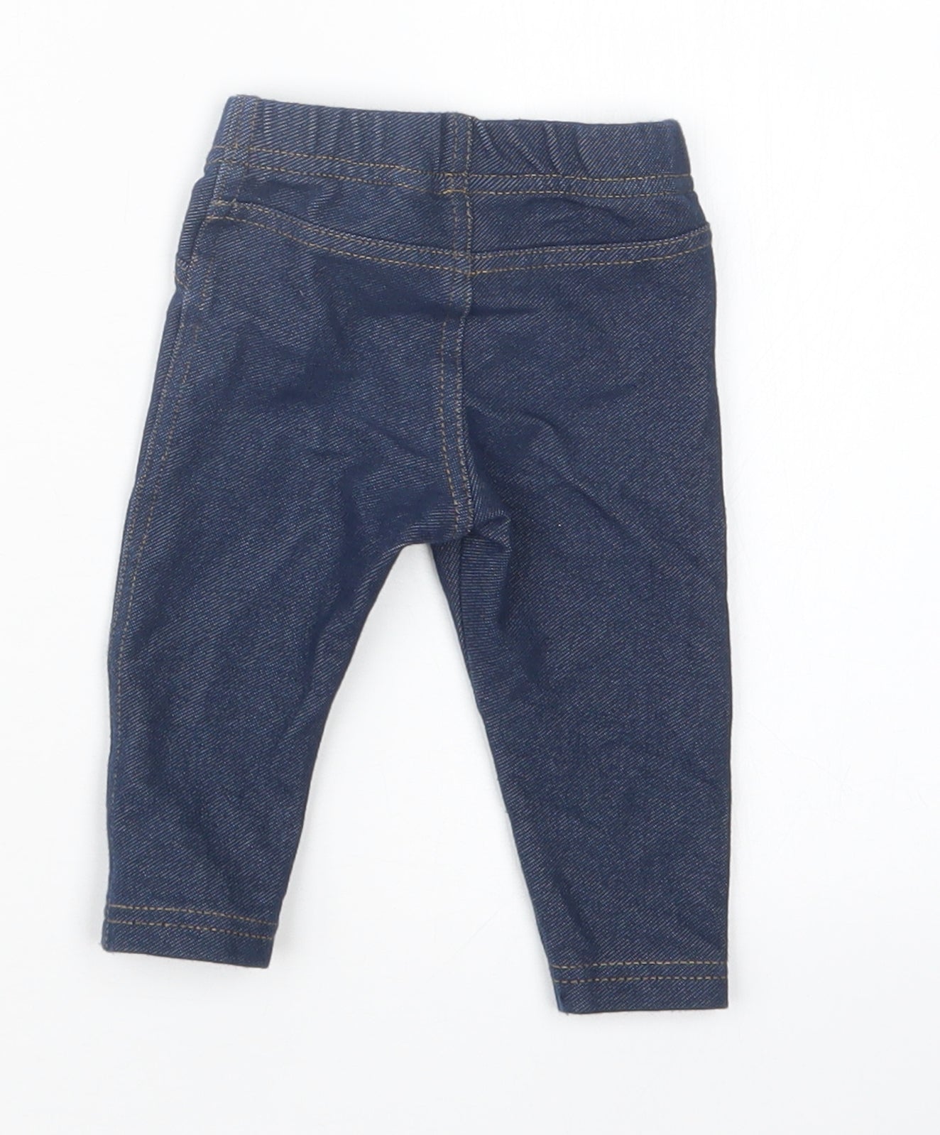 Primark Girls Blue   Capri Trousers Size 6-9 Months