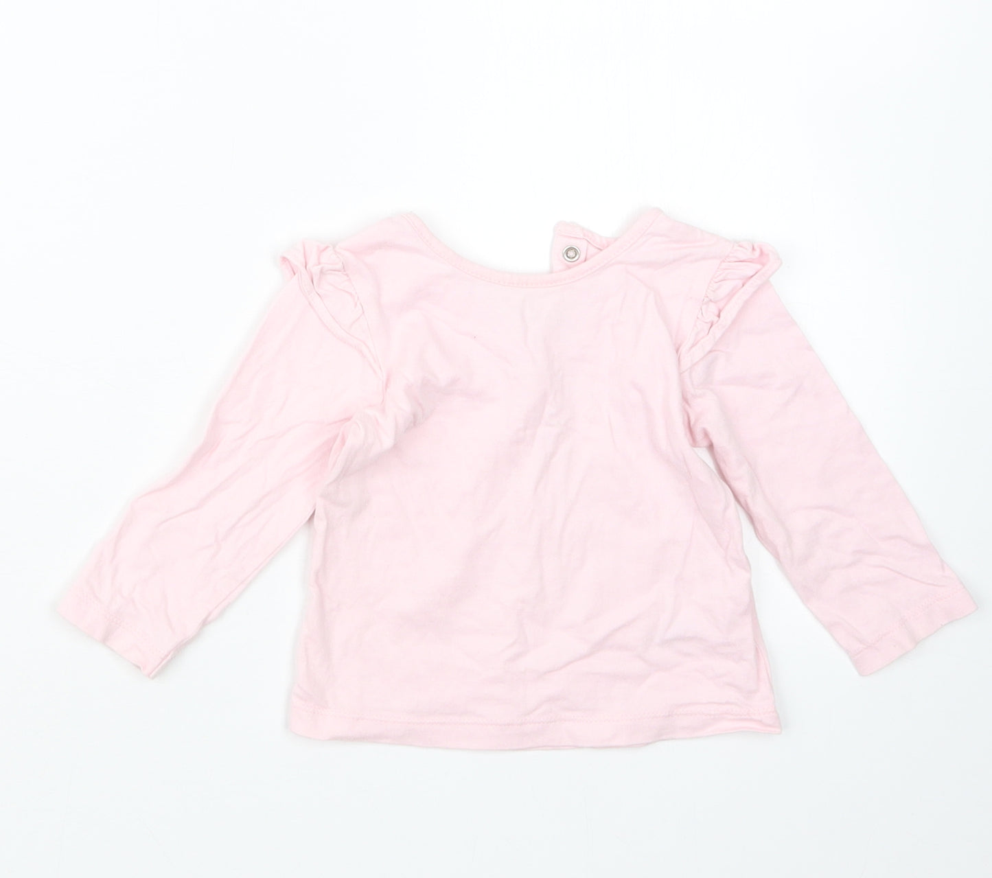 Matalan Girls Pink   Basic T-Shirt Size 6-9 Months