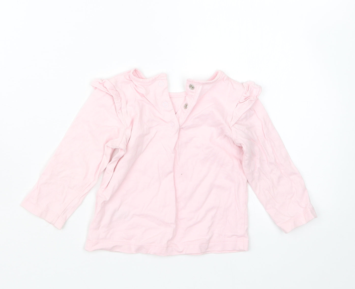 Matalan Girls Pink   Basic T-Shirt Size 6-9 Months