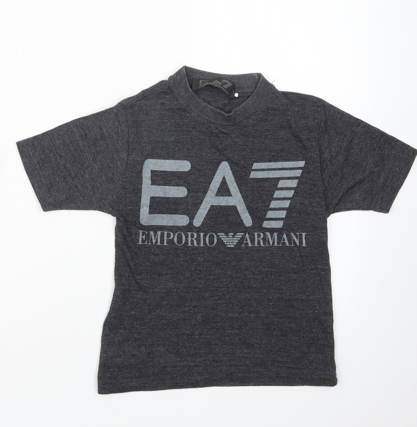 Emporio Armani Boys Grey   Basic T-Shirt Size 5-6 Years