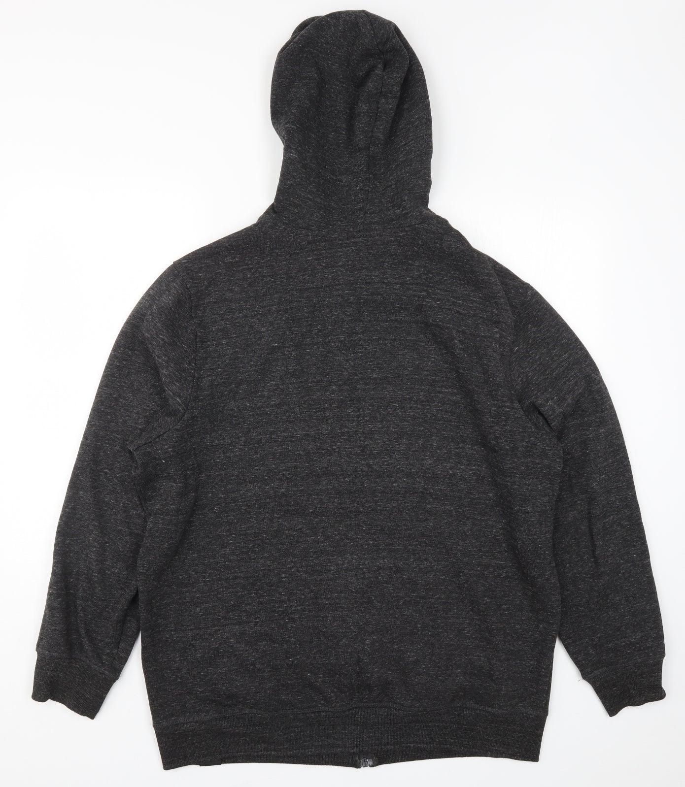 Avenue Mens Grey   Full Zip Hoodie Size L