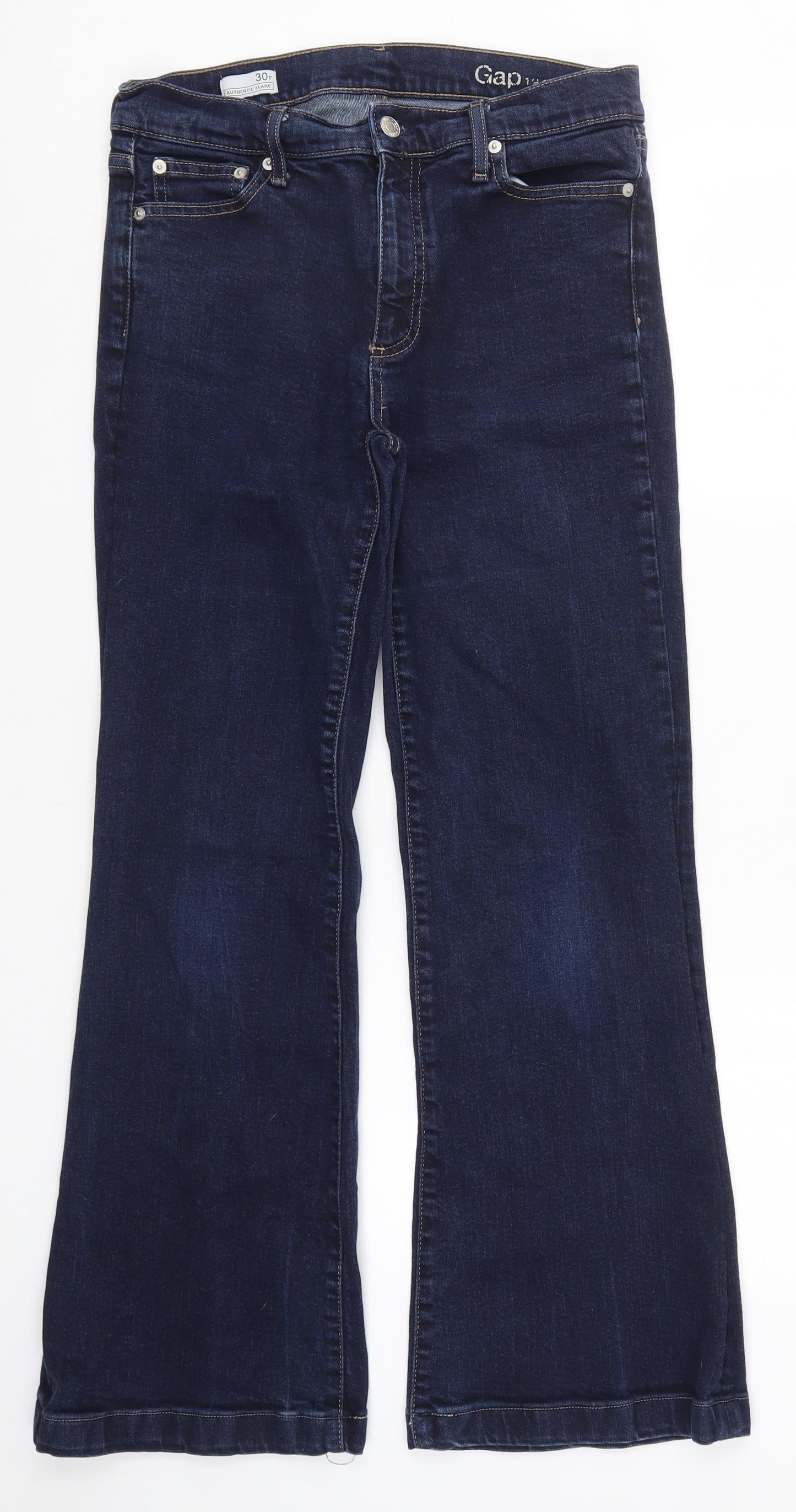 Gap Womens Blue  Denim Flared Jeans Size 30 in L28 in