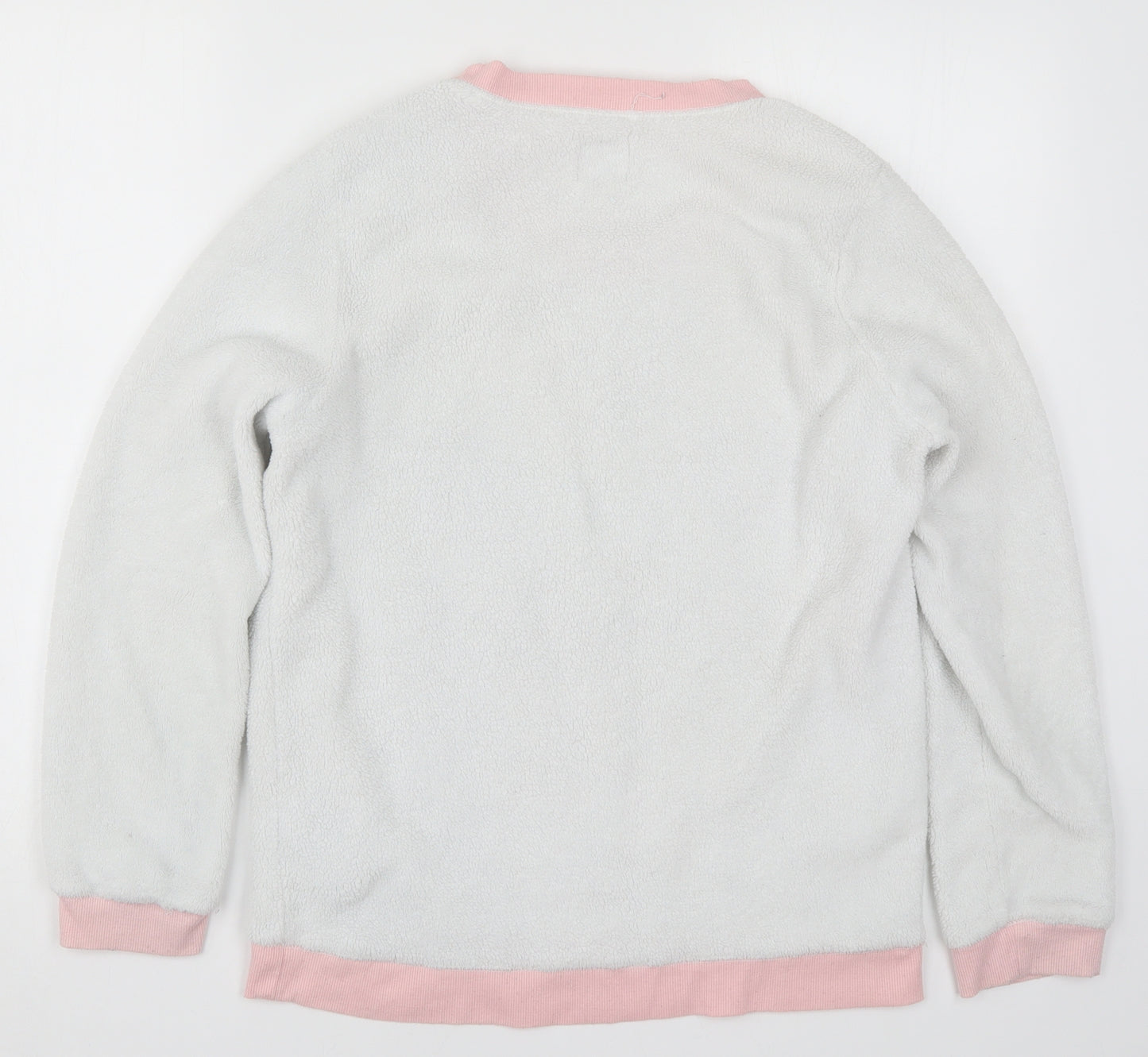 Primark Womens White Solid  Top Pyjama Top Size 10  - Marie The Aristocats