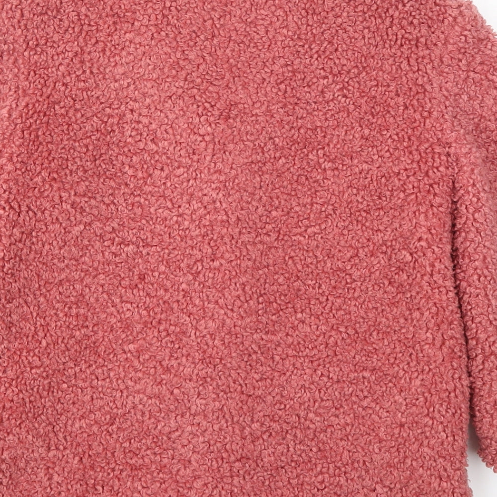 F&F Girls Pink   Basic Coat Coat Size 7-8 Years