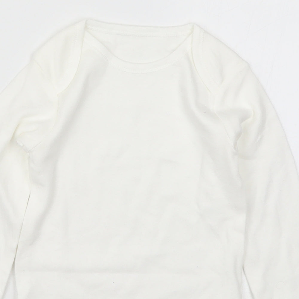 TU Baby White   Babygrow One-Piece Size 18-24 Months