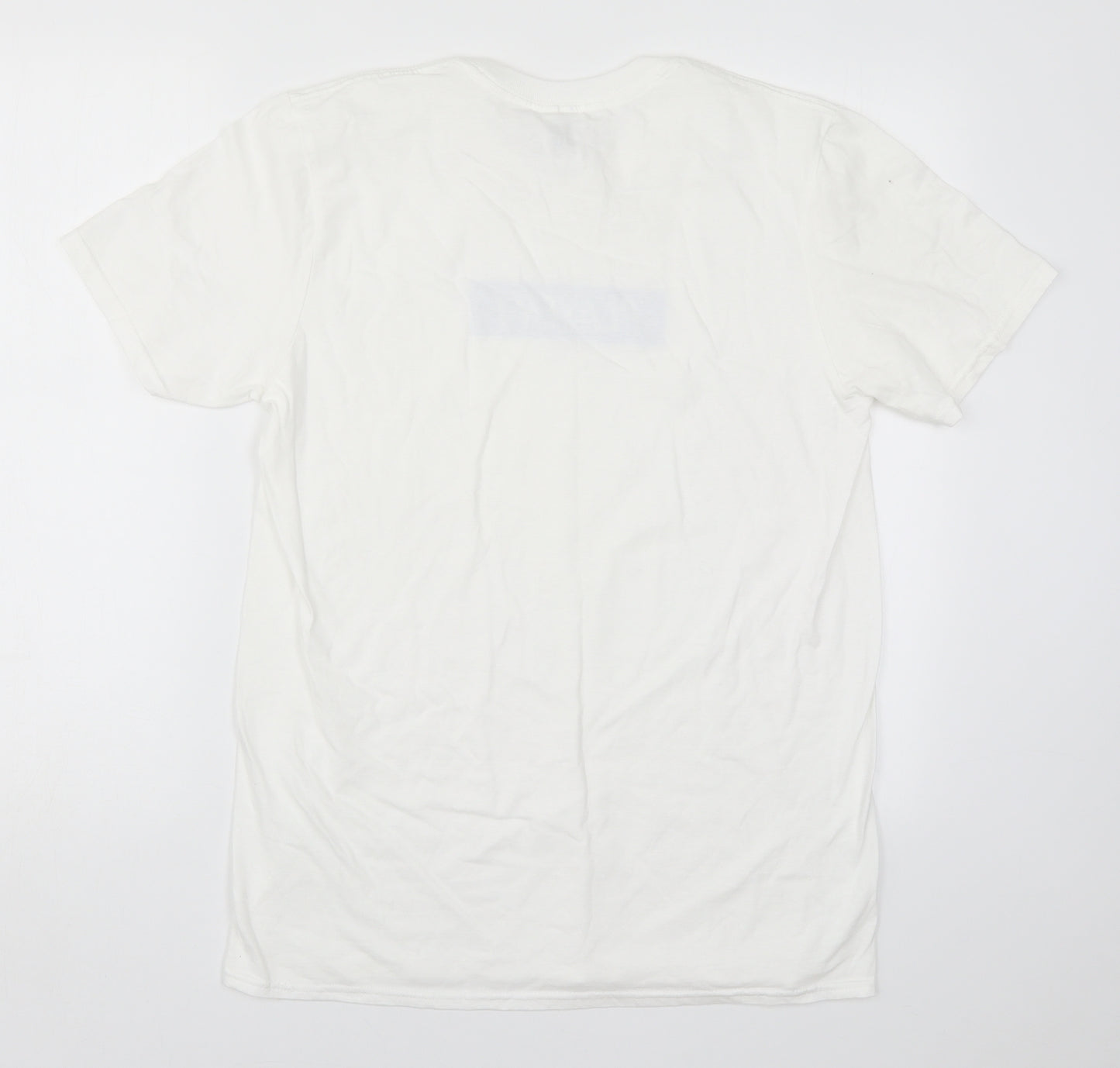 Gildan Mens White    T-Shirt Size M  - Player 1