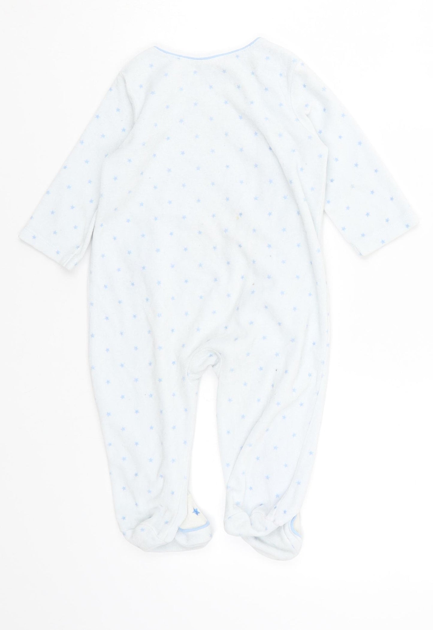First Impressions Boys Blue Solid  Cami One Piece Size 6-9 Months  - Blue Stars