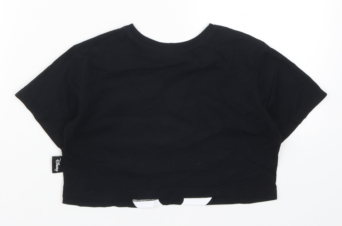 George Girls Black   Basic T-Shirt Size 4-5 Years  - Minnie Mouse