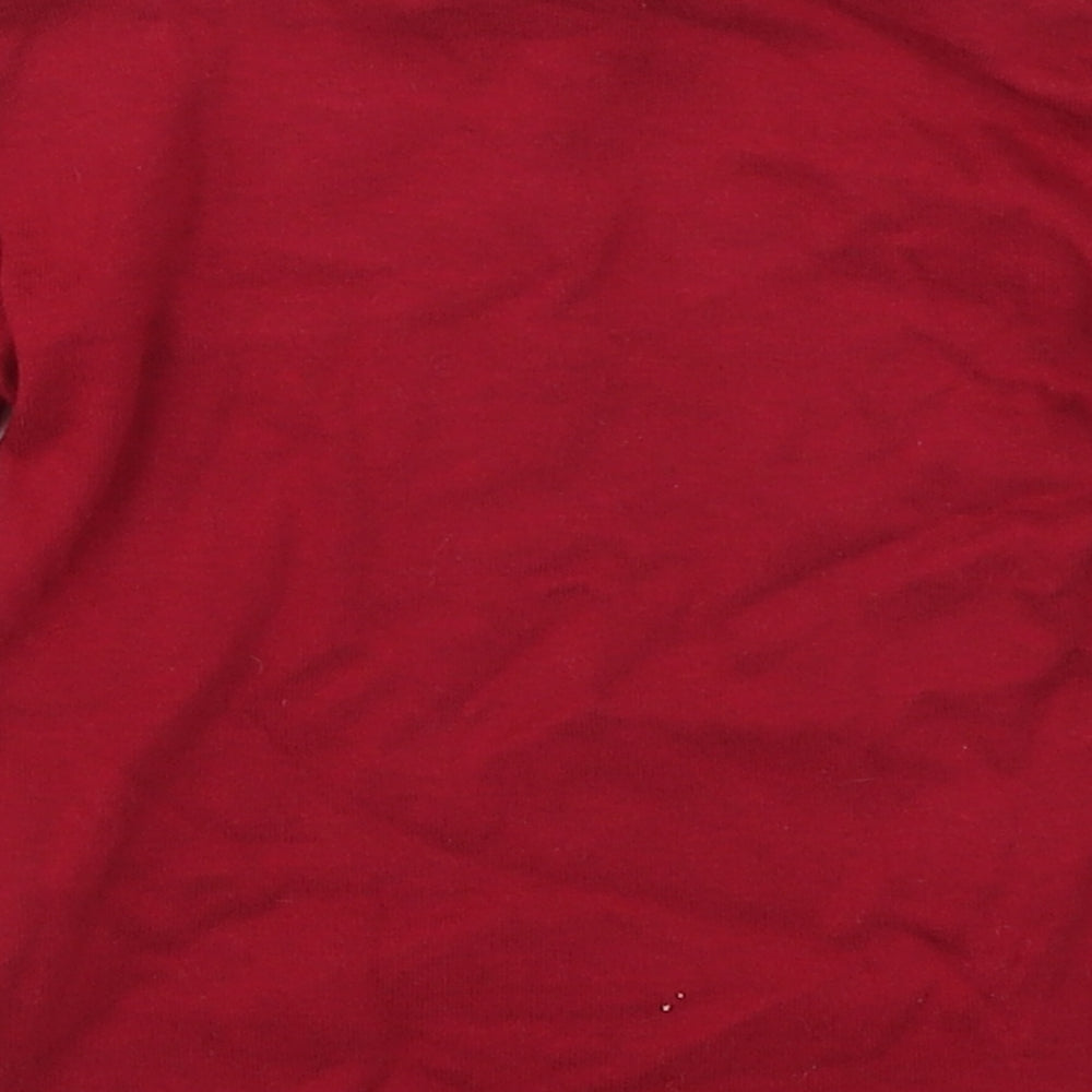 SoulCal&Co Girls Red   Basic T-Shirt Size 4-5 Years