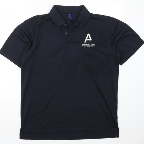 Heinbury Mens Blue    Polo Size L  - Alderly Park