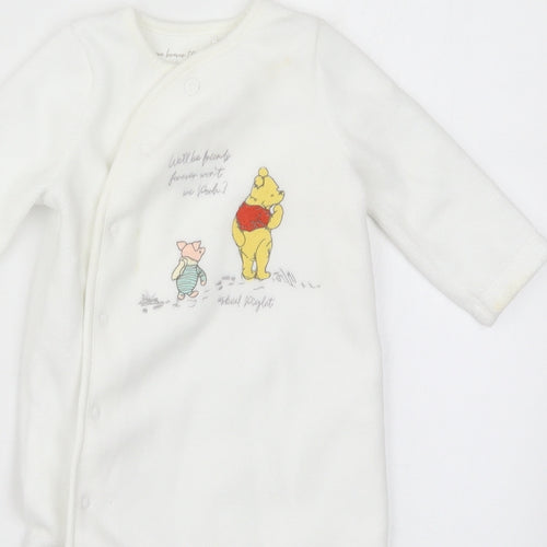 TU Baby White Solid  Cami One Piece Size 3-6 Months  - Winnie the Pooh
