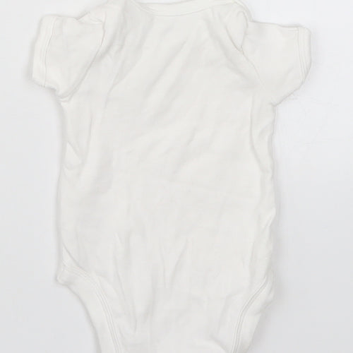 TU Baby White   Babygrow One-Piece Size 0-3 Months