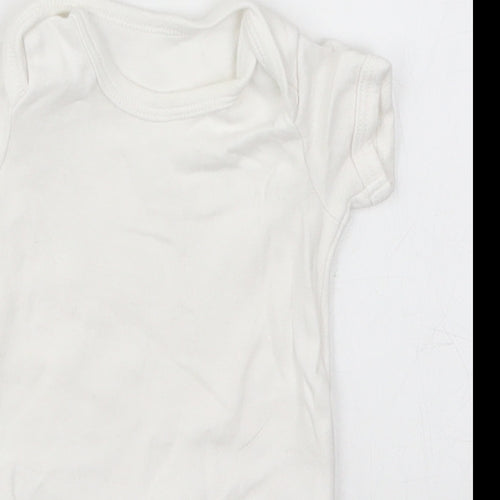 TU Baby White   Babygrow One-Piece Size 0-3 Months