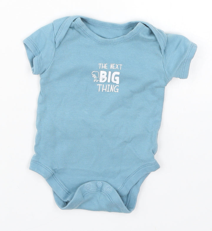 Matalan Baby Blue Babygrow One-Piece Size 6-9 Months - The Next Big Thing