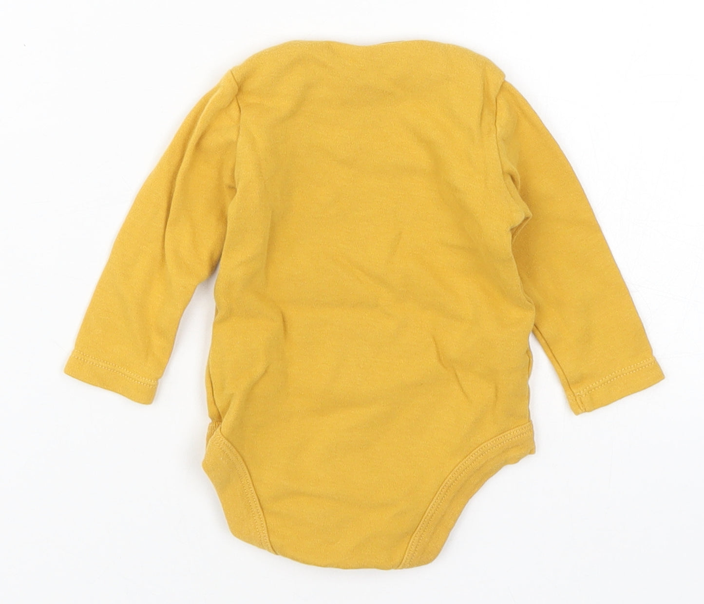TU Baby Yellow   Babygrow One-Piece Size 0-3 Months  - Dinosaur