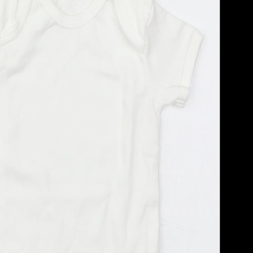 TU Baby White   Babygrow One-Piece Size 6-9 Months