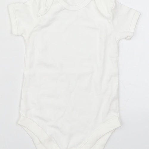 TU Baby White   Babygrow One-Piece Size 6-9 Months